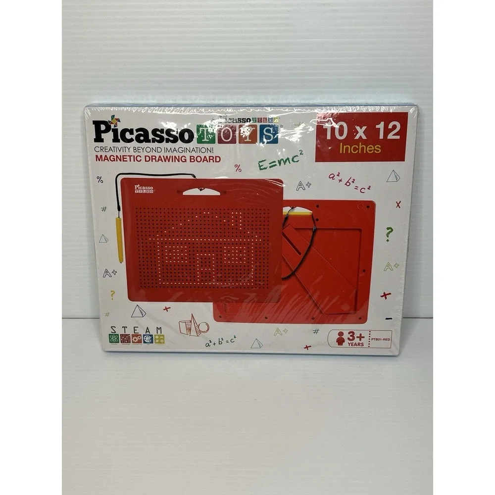 Picasso‎ Toys Magnetic Drawing Board 10x12 inch 748 Beads New Sealed STEAM